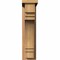 Ekena Millwork Pescadero Smooth Corbel w/Backplate, Western Red Cedar, 5 1/2"W x 14"D x 22"H COR06X14X22PEC01SWR - alternate 2